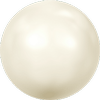 Swarovski 5817 1/2 Drilled Cabochon Pearl Creamrose 8mm