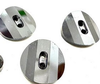 Dreamtime Crystal 3016 Potato Chip Button Jet Hematite (Unfoiled) 16mm
