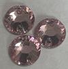 Swarovski 3204 Round Sew-on Lt Rose 8mm
