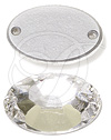 Dreamtime Crystal 3212/2 Oval Sew-on Crystal 16x11mm