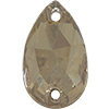 Swarovski 3230 Drop Sew-on Crystal Golden Shadow 12x7mm