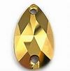 Dreamtime Crystal DC 3230 Pear Sew-on Crystal Aurum 18x10.5mm