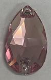Swarovski 3230 Drop Sew-on Light Rose 18x10.5mm