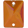 Dreamtime Crystal 3250 Rectangle Sew-on Crystal Summer Blush 18x13mm