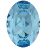 Swarovski 4120 Oval Fancy Stone Aquamarine 14x10mm