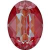 Dreamtime Crystal DC 4120 Oval Fancy Stone Crystal Royal Red DeLite 14x10mm