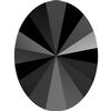 Dreamtime Crystal DC 4122 Oval Rivoli Fancy Stone Jet 14x10.5mm