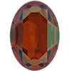 Dreamtime Crystal 4127 Large Oval Fancy Stone Crystal Chili Pepper 30x22mm