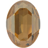 Swarovski 4127 Large Oval Fancy Stone Crystal Golden Shadow 30x22mm