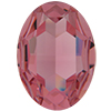 Swarovski 4127 Large Oval Fancy Stone Light Rose 30x22mm