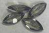 Swarovski 4200/2 Navette Fancy Stone (Table Cut) Black Diamond (Unfoiled) 15x7mm