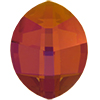 Dreamtime Crystal 4224 Pure Leaf Fancy Stone Mahogany 14x11mm