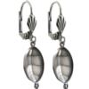 Empty Jewelry Earrings Setting with RING for Dreamtime Crystal 4224 14 x 11 mm. Pair.