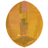 Dreamtime Crystal 4224 Pure Leaf Fancy Stone White Opal Brandy 14x11mm