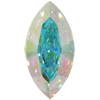 Swarovski 4228 Navette Fancy Stone Crystal AB 15x7mm