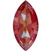 Swarovski 4228 Xilion Navette Fancy Stone Crystal Royal Red DeLite 10x5mm