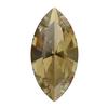 Swarovski 4228 Xilion Navette Fancy Stone Light Colorado Topaz Ignite 6x3mm