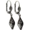Empty Jewelry Earrings Setting for Dreamtime Crystal 4230 14 x 9 mm. Pair.