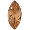 Dreamtime Crystal 4231 Antique Navette Light Colorado Topaz 8x4mm