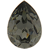Swarovski 4320 Pear Shaped Fancy Stone Black Diamond 14x10mm