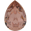 Swarovski 4320 Pear Shaped Fancy Stone Vintage Rose 10x7mm