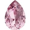 Swarovski 4320 Pear Shaped Fancy Stone Light Rose 8x6mm
