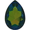 Dreamtime Crystal DC 4327 Large Pear Shaped Fancy Stone Ultra Emerald AB 30x20mm