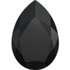 Dreamtime Crystal DC 4327 Large Pear Shaped Fancy Stone Jet 30x20mm