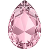 Dreamtime Crystal DC 4327 Large Pear Shaped Fancy Stone Light Rose 30x20mm