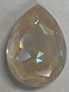 Swarovski 4327 Large Pear Shaped Fancy Stone Crystal Ivory Cream DeLite 30x20mm