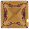 Dreamtime Crystal DC 4428 Square Fancy Stone Light Colorado Topaz 6mm