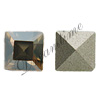 Swarovski 4428 Square Fancy Stone Crystal Golden Shadow 2mm