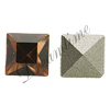 Dreamtime Crystal DC 4428 Square Fancy Stone Light Smoked Topaz 4mm