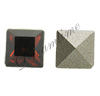 Dreamtime Crystal DC 4428 Square Fancy Stone Smoked Topaz 4mm