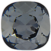 Swarovski 4470 Cushion Cut Square Fancy Stone Crystal Silver Night 10mm