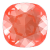 Swarovski 4470 Cushion Cut Square Fancy Stone Crystal Orange Ignite 12mm