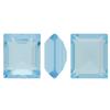Dreamtime Crystal 4510 Baguette Double Cut Fancy Stone Aquamarine Unfoiled 12x10mm