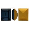 Dreamtime Crystal 4510 Baguette Double Cut Fancy Stone Montana (Gold Foiled) 12x10mm