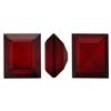Dreamtime Crystal 4510 Baguette Double Cut Fancy Stone Siam Unfoiled 12x10mm