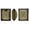 Dreamtime Crystal 4510 Baguette Double Cut Fancy Stone Smoked Topaz Unfoiled 12x10mm