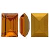 Dreamtime Crystal 4510 Baguette Double Cut Fancy Stone Topaz (Gold Foiled) 12x10mm