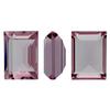Dreamtime Crystal 4510 Baguette Double Cut Fancy Stone Light Amethyst Unfoiled 7x5mm
