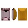 Dreamtime Crystal 4510 Baguette Double Cut Fancy Stone Light Amethyst (Gold Foil) 7x5mm