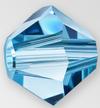 Preciosa 451 69 302 Bicone Bead 4mm Malibu Blue