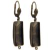 Empty Jewelry Earrings Setting with RING for Dreamtime Crystal 4524 16 x 8 mm. Pair.