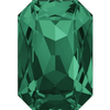 Dreamtime Crystal DC 4627 Large Rectangle Octagon Fancy Stone Emerald 27x18.5mm