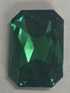 Dreamtime Crystal DC 4627 Large Rectangle Octagon Fancy Stone Majestic Green 27x18.5mm
