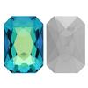 Swarovski 4627 Thin Octagon Fancy Stone Crystal Bermuda Blue 37 x 25.5mm 