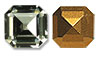 Dreamtime Crystal 4671 Square Emerald-Cut Fancy Stone Crystal 6mm