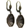 Empty Jewelry Earrings Setting for Dreamtime Crystal 4678 14 mm. Pair.